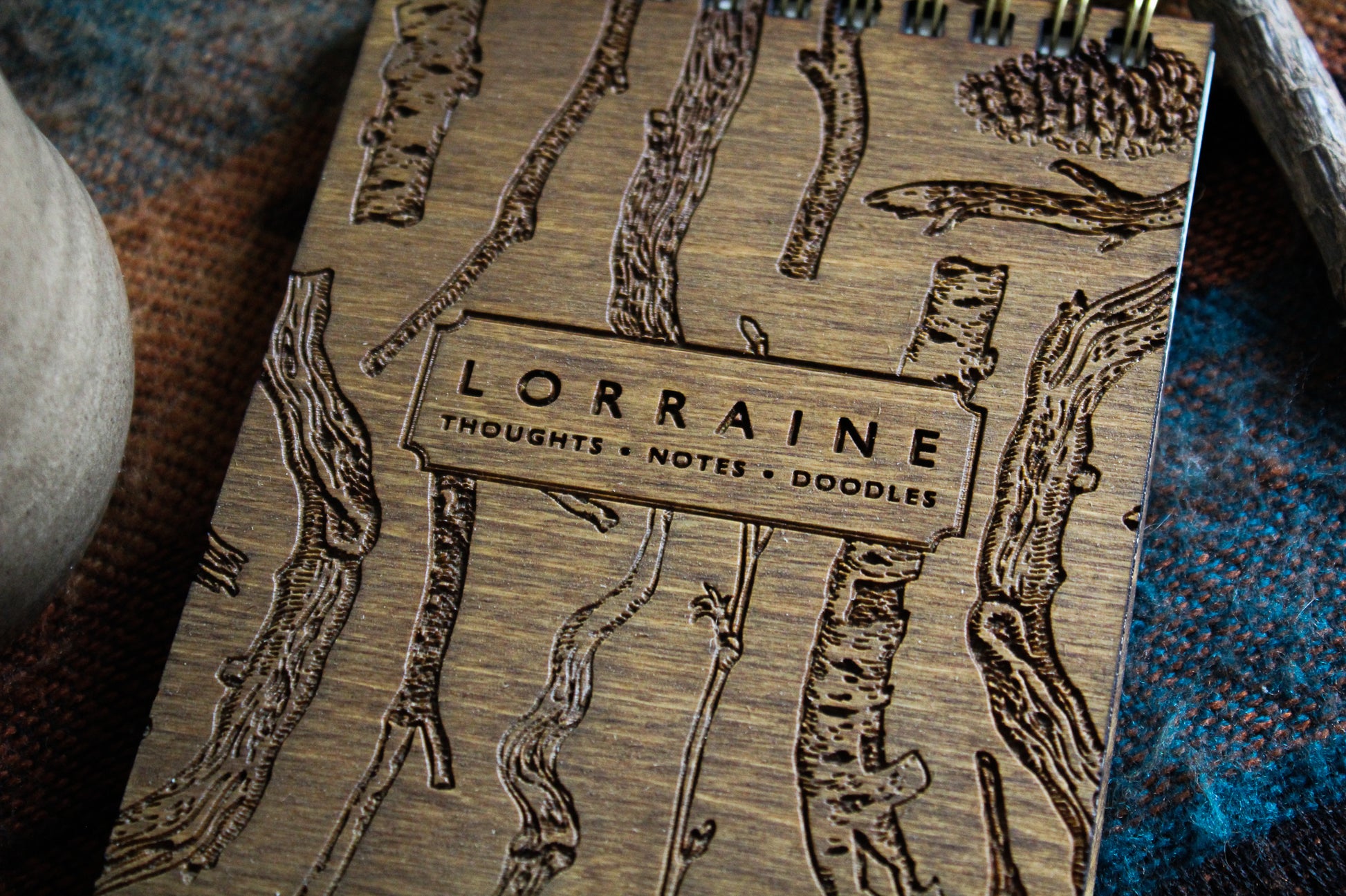 Personalised Twig Notebook image 3