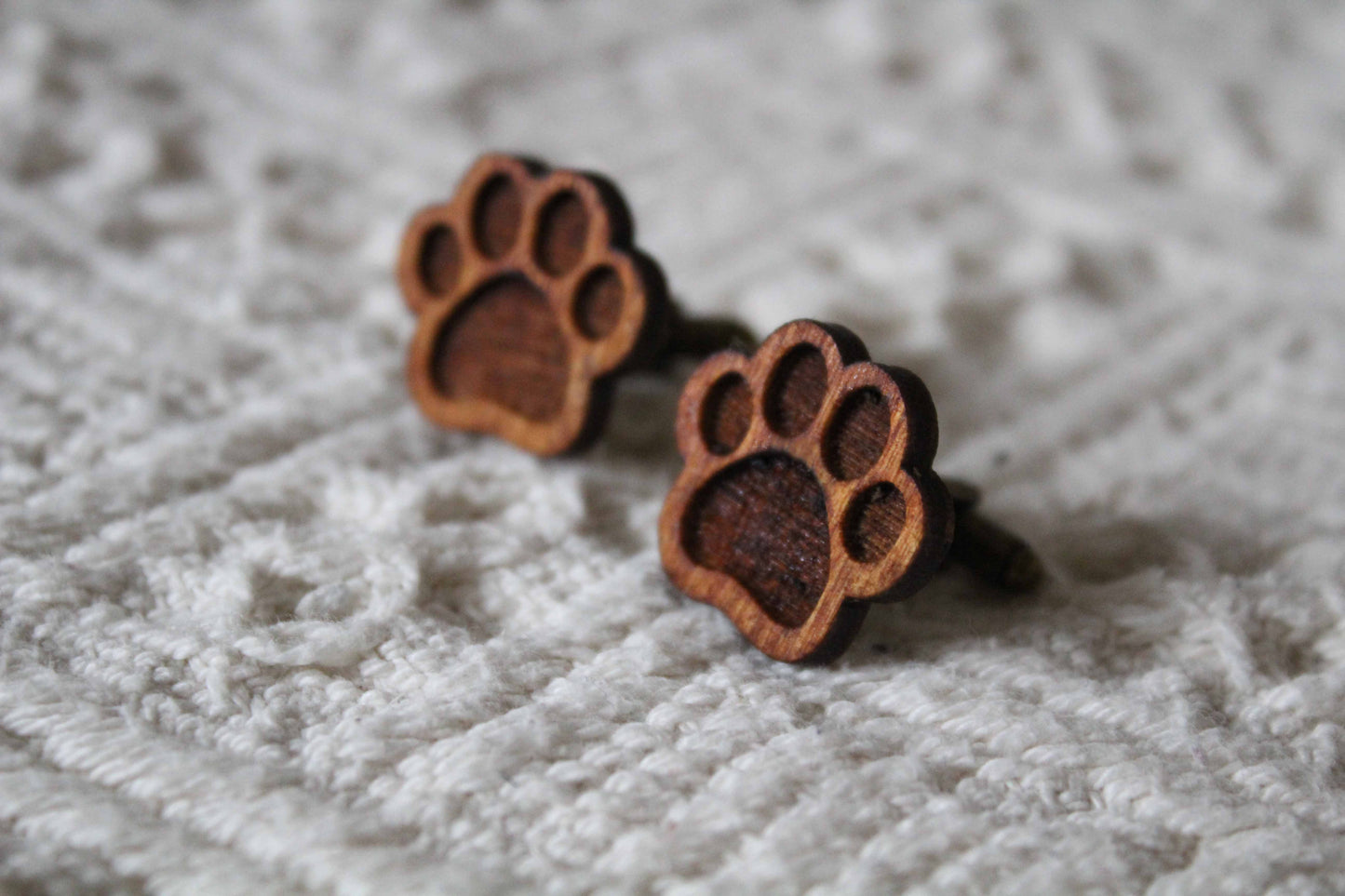 Paw Print Cufflinks image 2