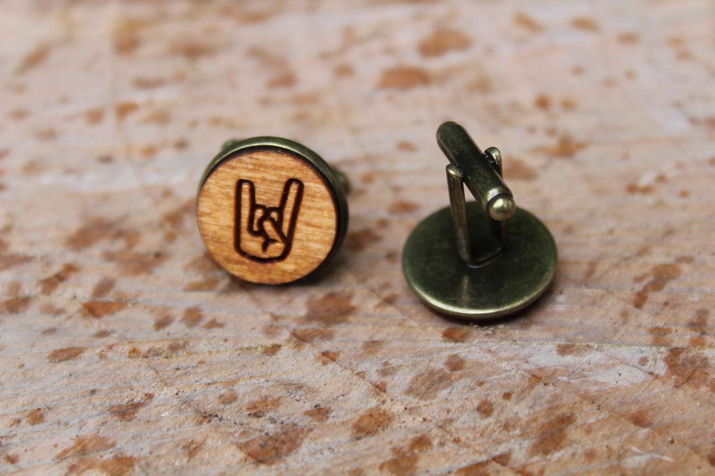 Rock Hand Cufflinks image 2