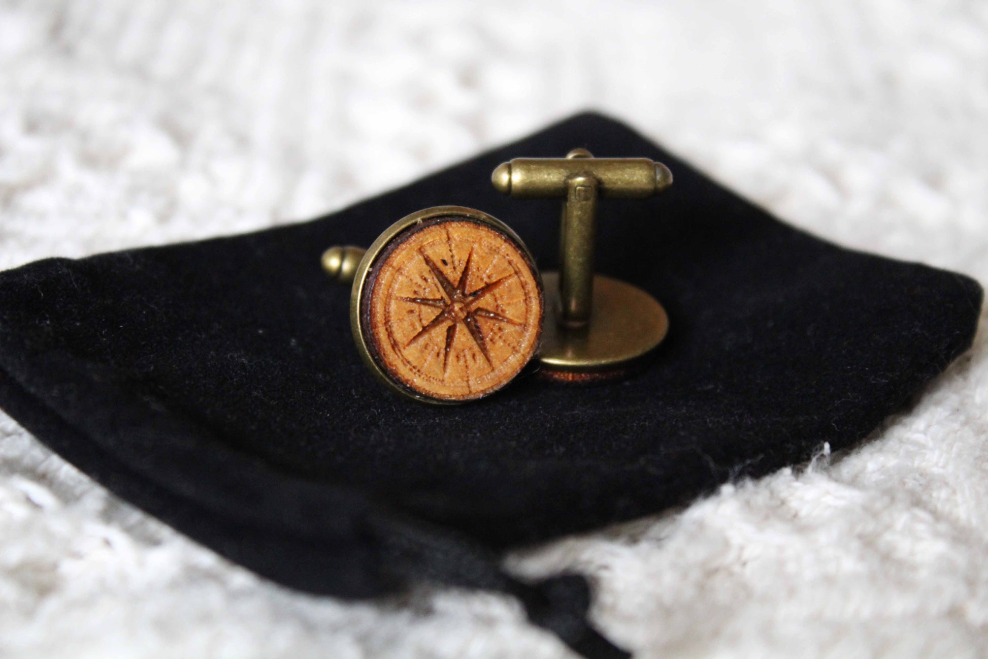 Nautical Compass Cufflinks image 2