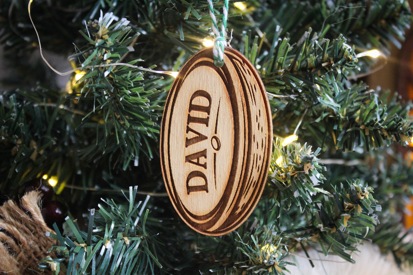 Rugby Ball Bauble image 2