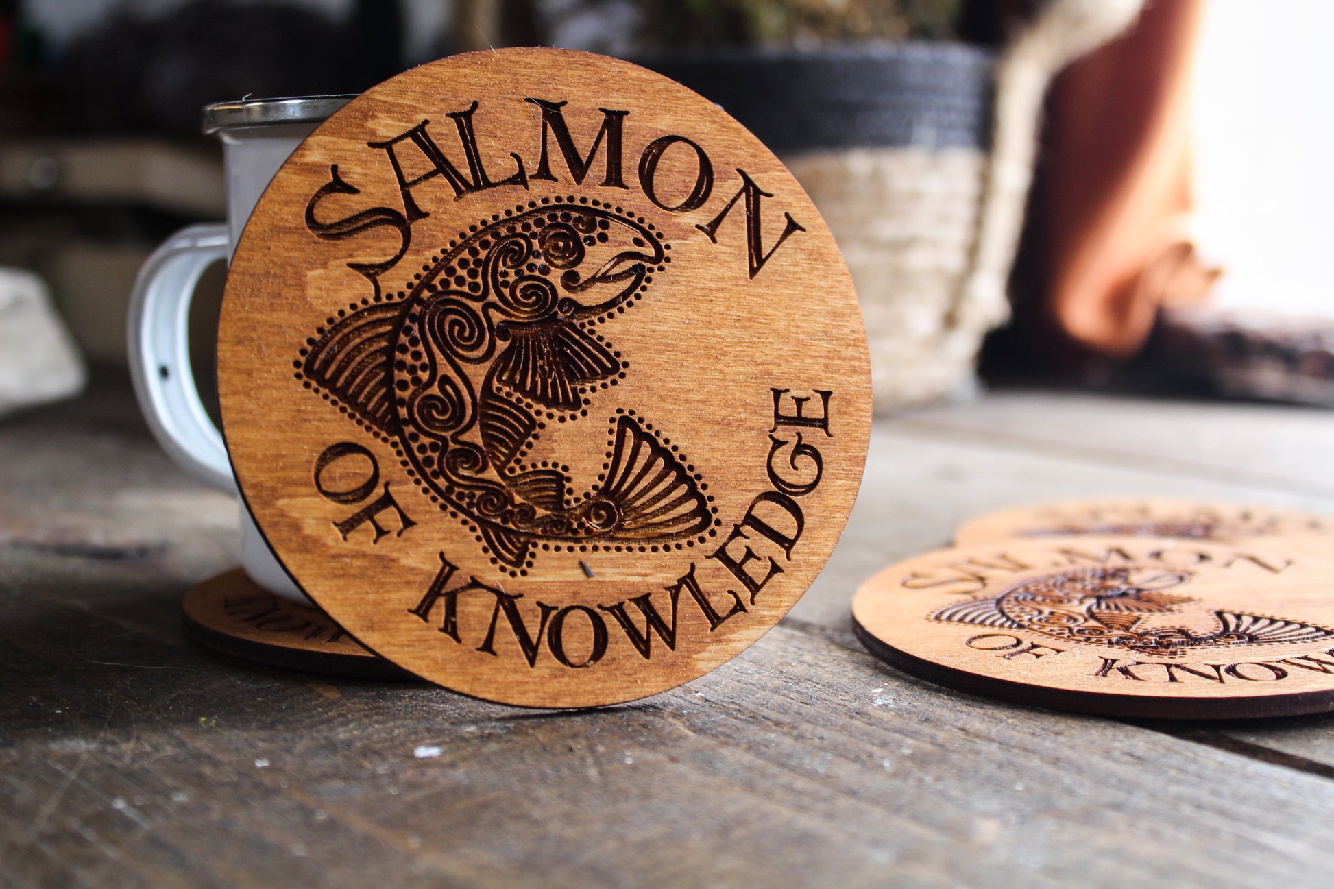 Salmon Of Knowledge Coasters image 1