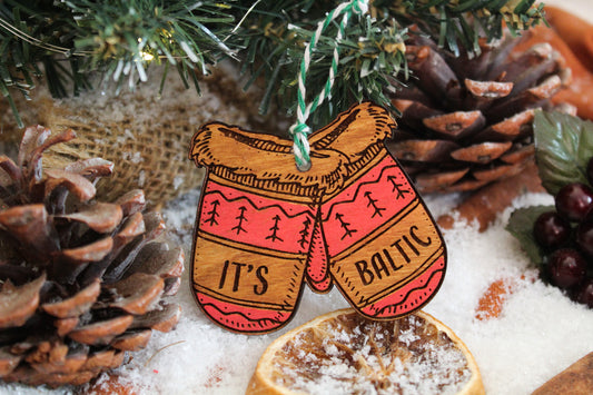 It's Baltic Mittens Bauble image 0