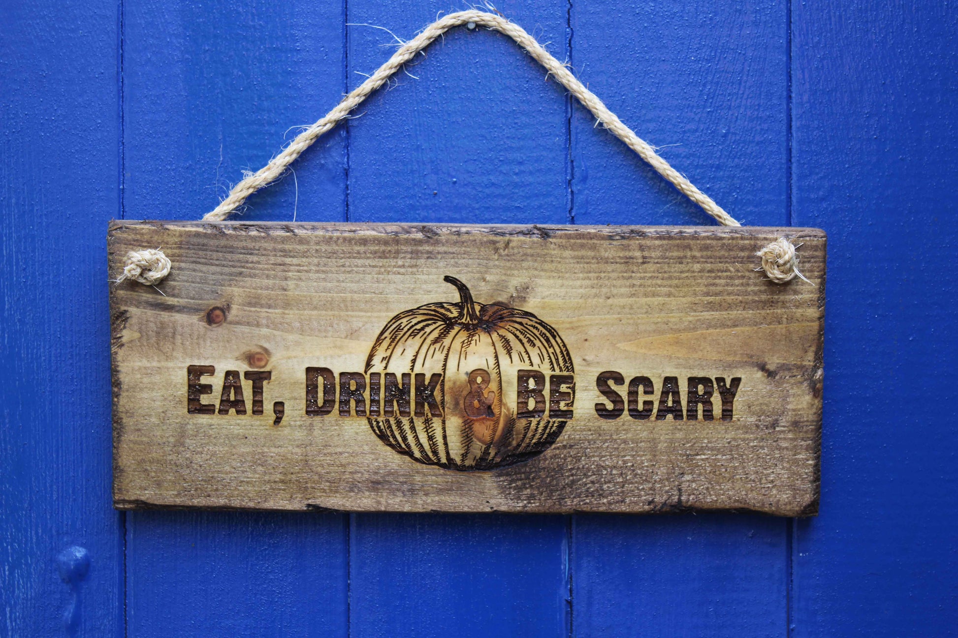 Eat, Drink & Be Scary Sign image 4